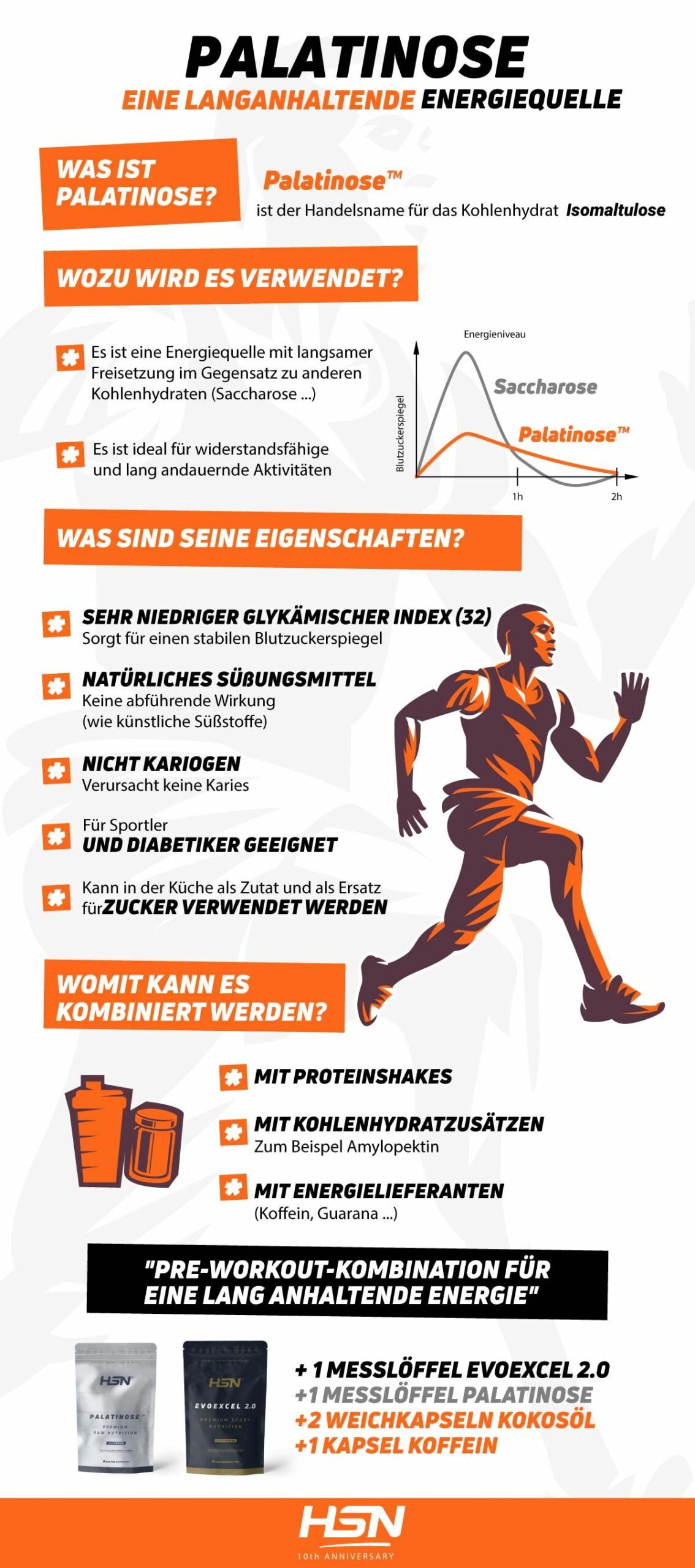 Palatinose Eine Langanhaltende energiequelle
