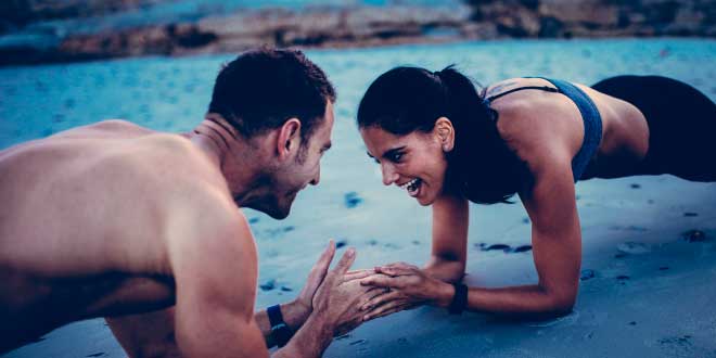 In der Natur trainieren