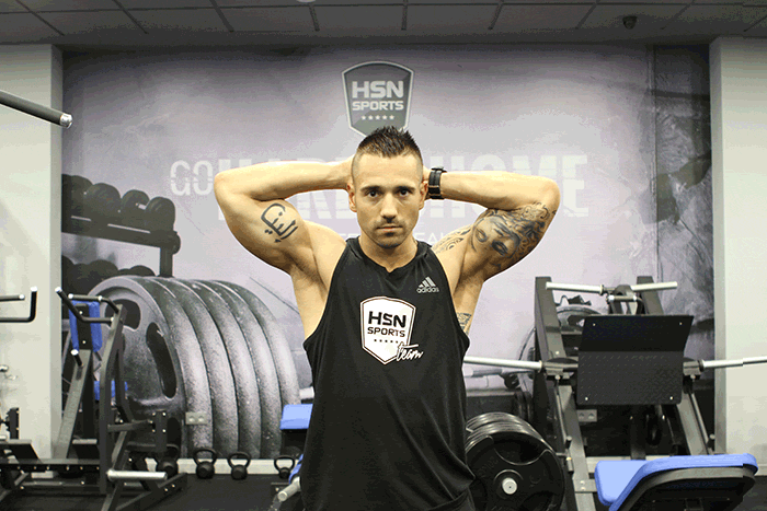 Isometrische Übungen für den Nacken (vorne und hinten)