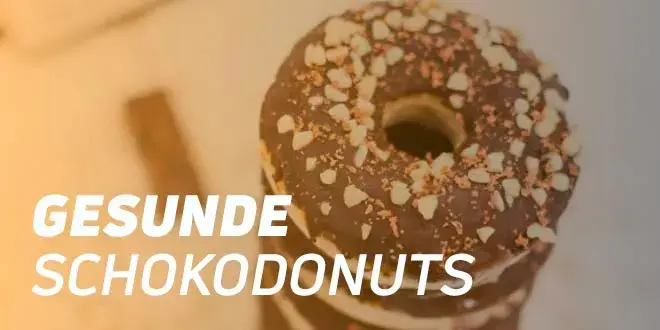 Gesunde Schokodonuts