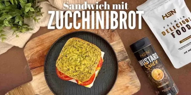 Sandwich mit Zucchinibrot Sandwich mit Zucchinibrot