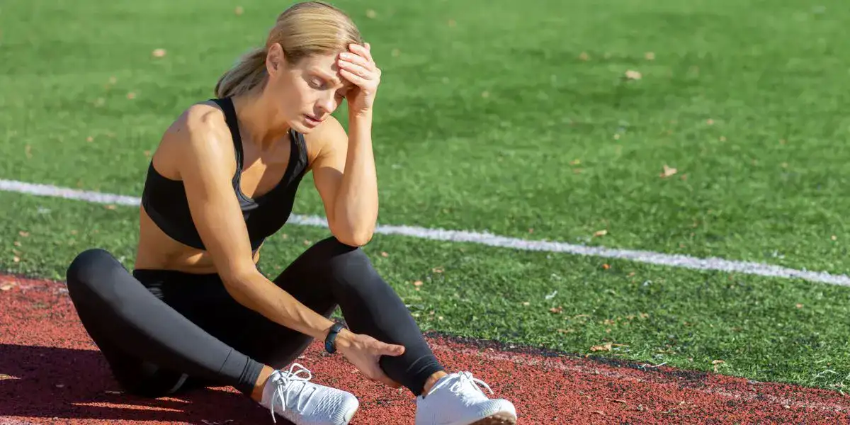 Elitesportler mit stressbedingter Verletzung