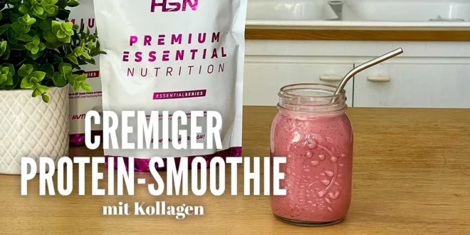 Cremiger Protein-Smoothie mit Kollagen