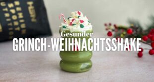 Gesunder Grinch-Weihnachtsshake