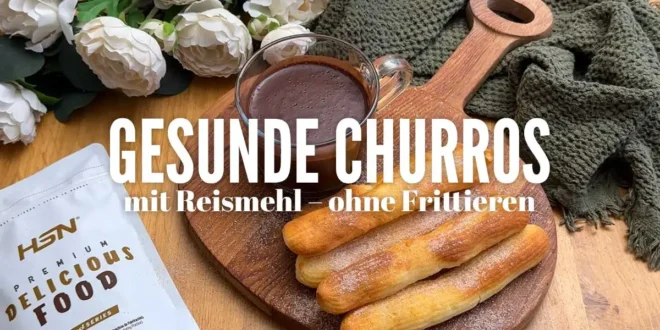 Gesunde Churros mit Reismehl – ohne Frittieren Gesunde Churros mit Reismehl – ohne Frittieren