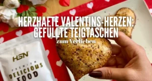 Herzhafte Valentins-Herzen