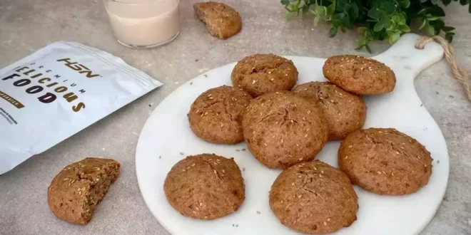 Rezept für selbstgemachte Whey-Protein-Kekse