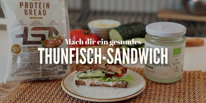 Fitness-Thunfisch-Sandwich
