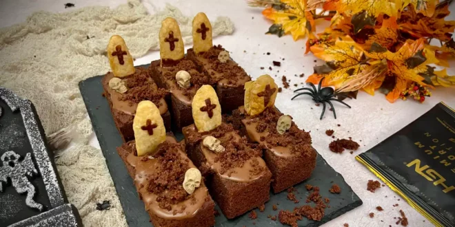 Schokoladengräber zu Halloween
