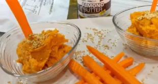 Süßkartoffel-Hummus mit Sojalecithin