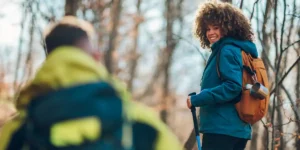 Beim Wandern in den Bergen abnehmen