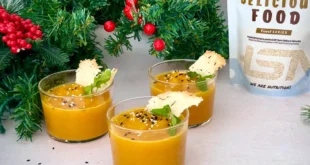 Weihnachtliche Kürbis-Shots mit Knusprigem Parmesan