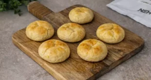 Einfaches Käsebrot mit Tapioka