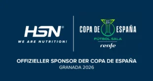 HSN, offizieller Sponsor der Copa de España de Fútbol Sala Granada 2026