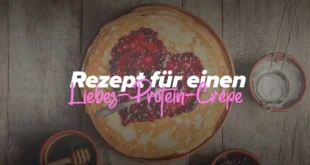 Protein-Crêpe der Liebe