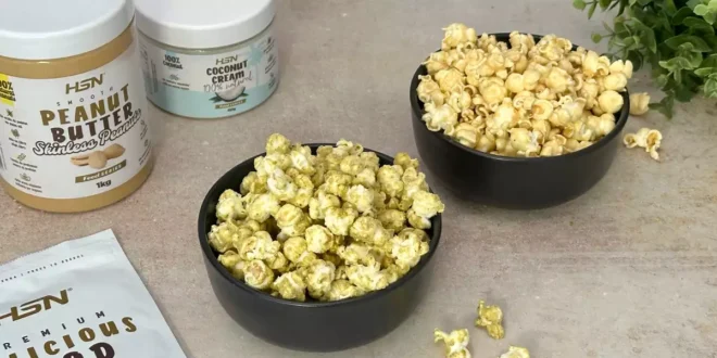 Hausgemachtes Protein-Popcorn: 2 unwiderstehliche und gesunde Geschmacksrichtungen Hausgemachtes Protein-Popcorn: 2 unwiderstehliche und gesunde Geschmacksrichtungen