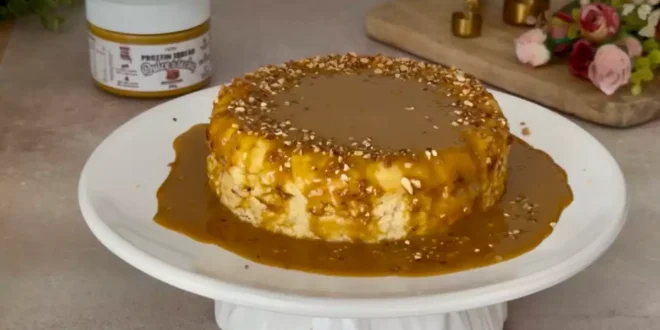 Cheesecake de dulce de leche