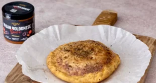 Knusprige Empanada aus der Airfryer mit Boloñesa-Sauce