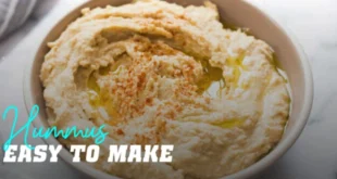 Einfach zuzubereitender Hummus