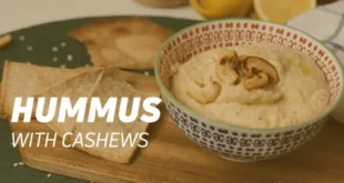 Hummus mit Cashewkernen