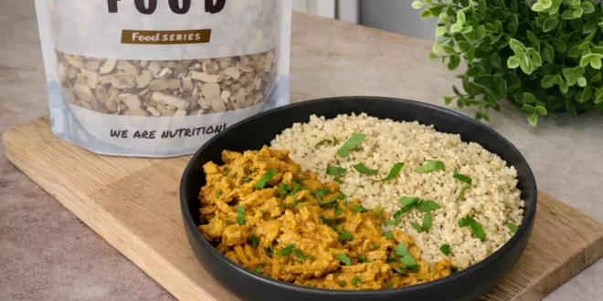 Quinoa-Curry mit Champignons