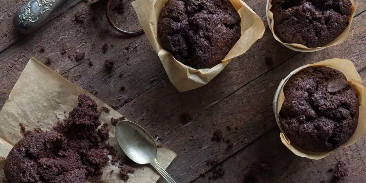 Glutenfreie Schoko-Quinoa-Muffins Glutenfreie Schoko-Quinoa-Muffins