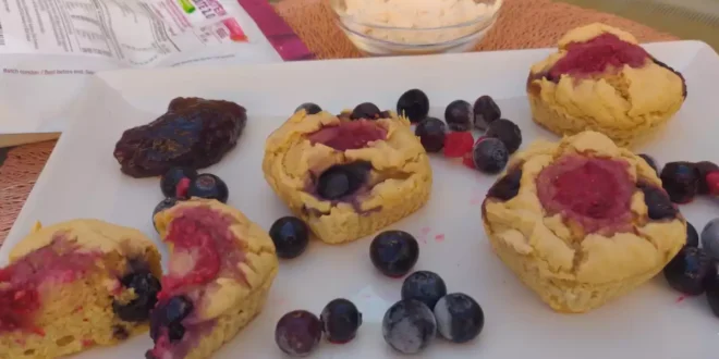 Vegane Muffins mit Sojaprotein Vegane Muffins mit Sojaprotein