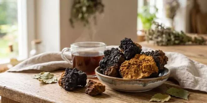 Chaga-Pilz (Inonotus obliquus): das antioxidative Adaptogen für deine Gesundheit Chaga-Pilz (Inonotus obliquus): das antioxidative Adaptogen für deine Gesundheit