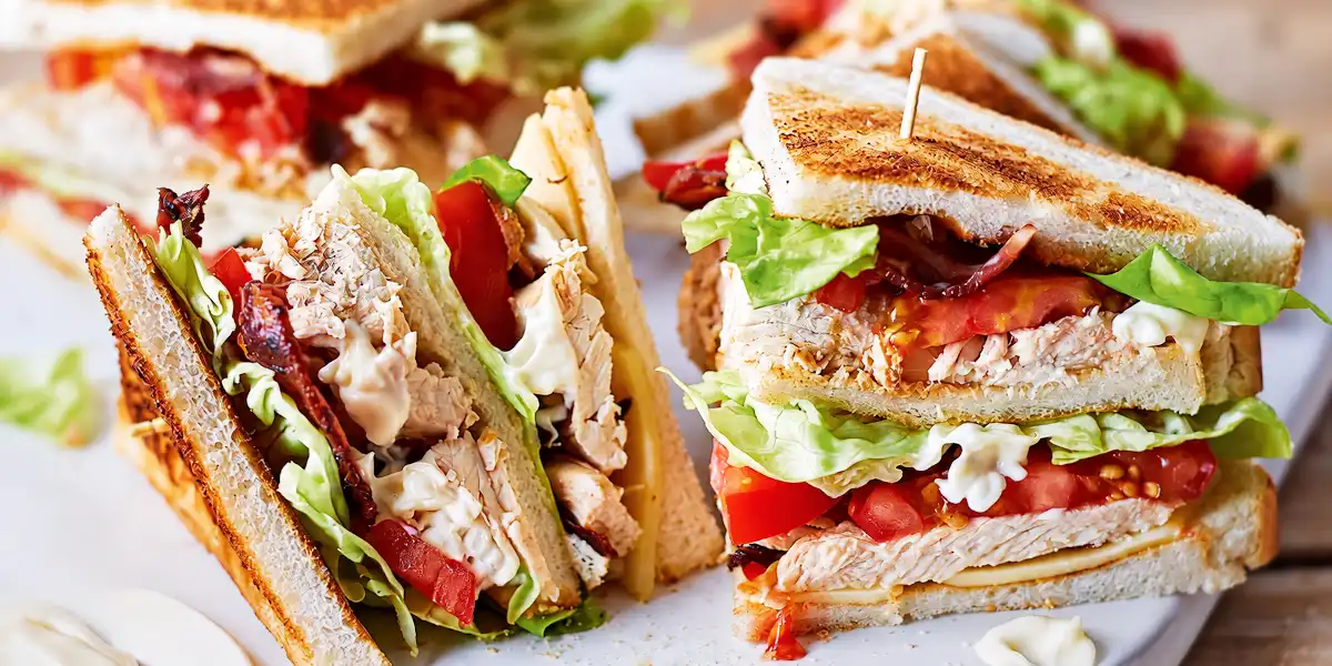 Hähnchen-Sandwich