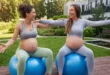 Pilatesball-Übungen für Schwangere