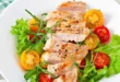 Salat mit Hähnchen und Ei