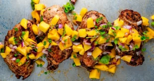 Tropisches Hähnchen mit Mango