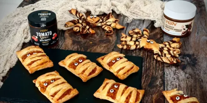 Halloween-Rezepte mit Blätterteig: Schokoladenspinnen und Thunfisch-Mumien