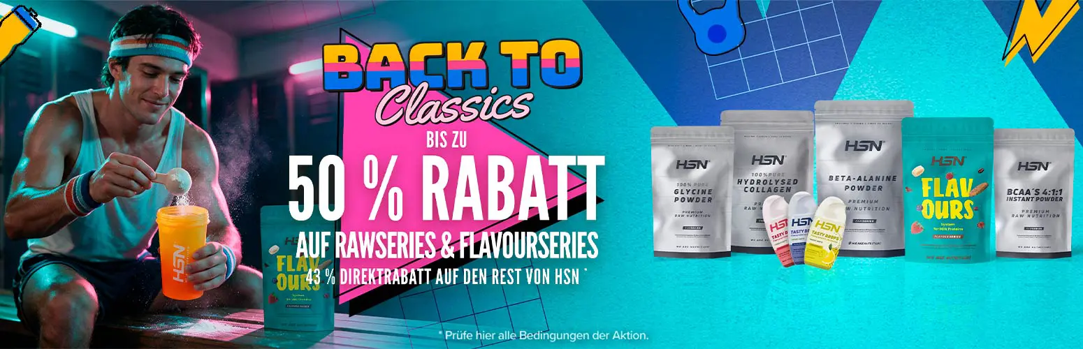 Bis zu 50 % Rabatt auf RawSeries & FlavourSeries