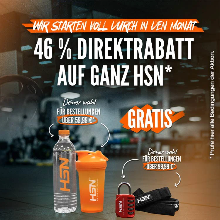 46 % Direktrabatt auf ganz HSN