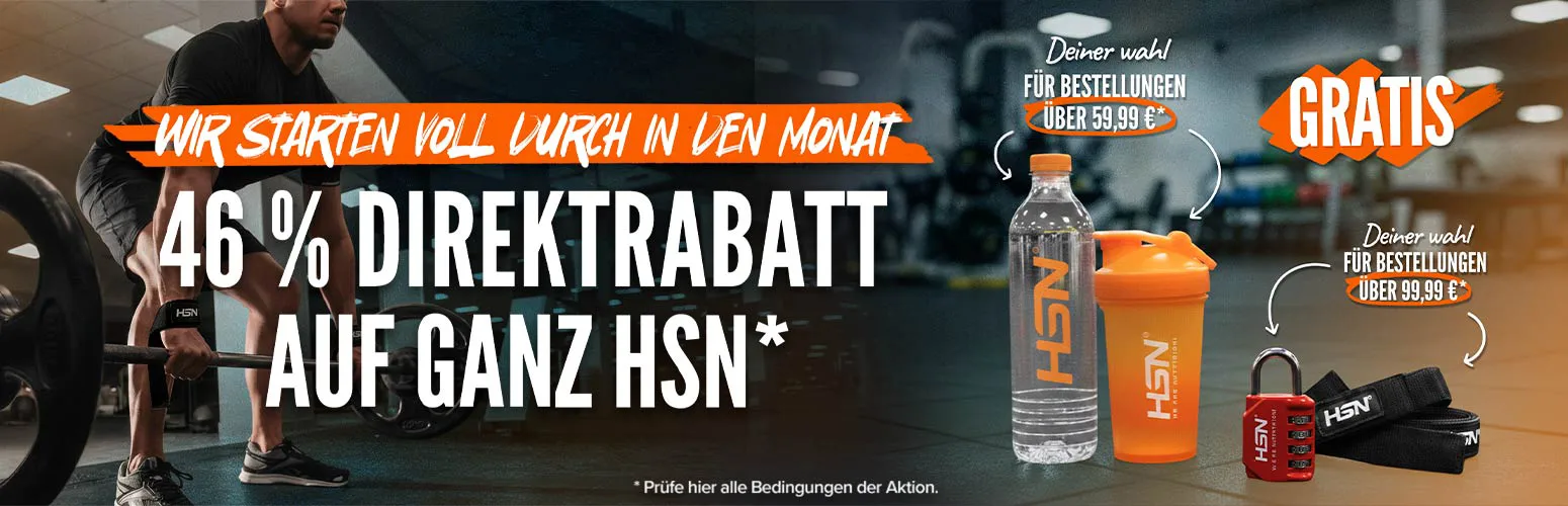 46 % Direktrabatt auf ganz HSN
