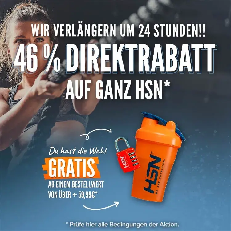 46 % Direktrabatt auf ganz HSN