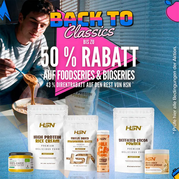 Bis zu 50 % Rabatt auf FoodSeries & BioSeries