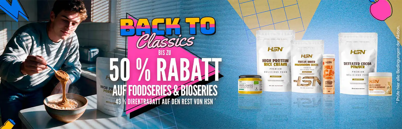 Bis zu 50 % Rabatt auf FoodSeries & BioSeries