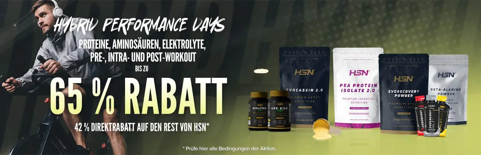 Bis zu 65 % Rabatt auf Proteine, Aminos&auml;uren, Elektrolyte, Pre-, Intra- und Post-Workout
