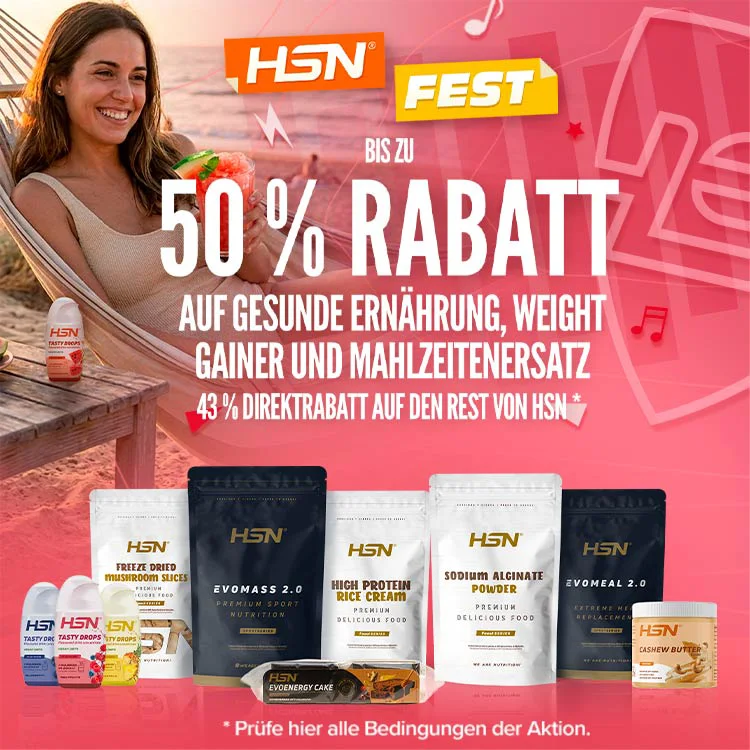 Bis zu 50 % Rabatt auf Gesunde ern&auml;hrung, Weight gainer und Mahlzeitenersatz