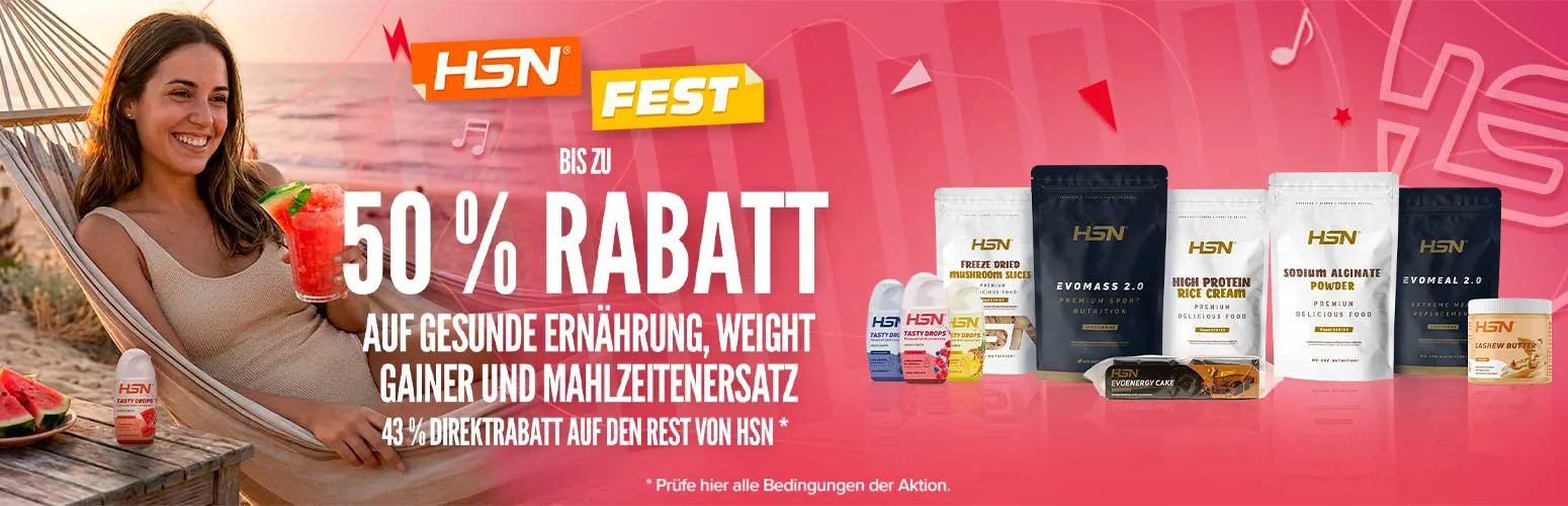 Bis zu 50 % Rabatt auf Gesunde ern&auml;hrung, Weight gainer und Mahlzeitenersatz