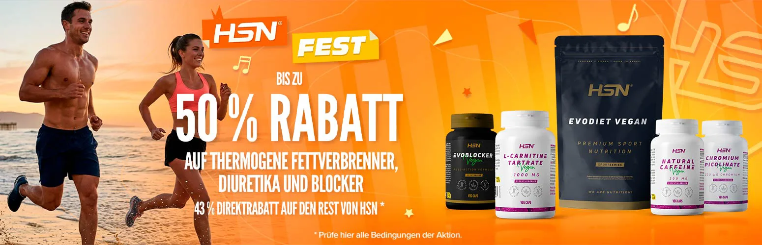 Bis zu 50 % Rabatt auf Thermogene Fettverbrenner, Diuretika und Blocker