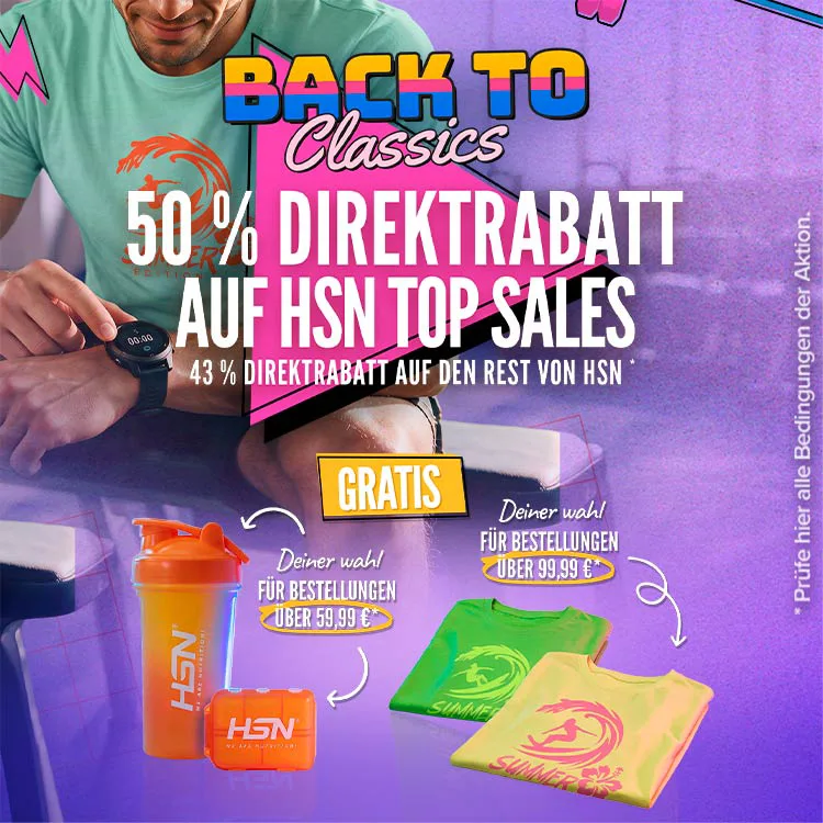 50 % Direktrabatt auf HSN TOP Sales
