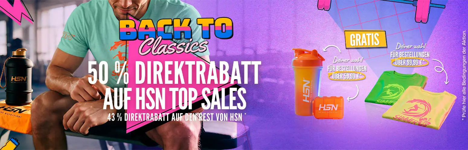 50 % Direktrabatt auf HSN TOP Sales