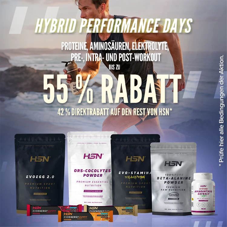 Bis zu 55 % Rabatt auf Proteine, Aminos&auml;uren, Elektrolyte, Pre-, Intra- und Post-Workout