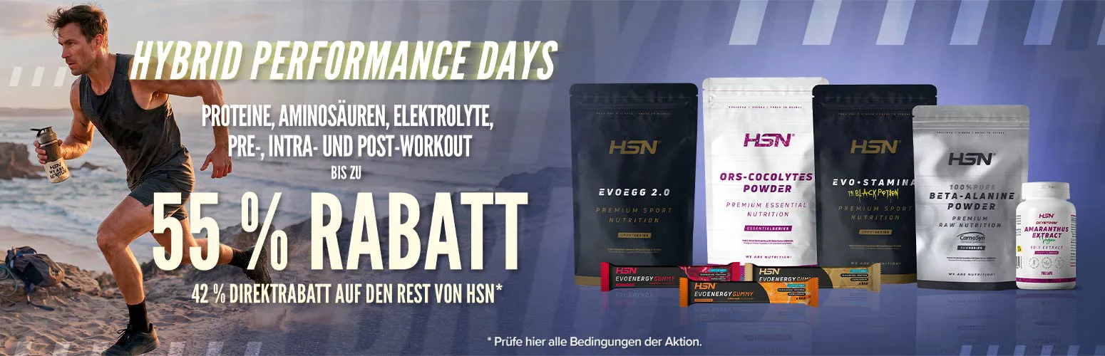 Bis zu 55 % Rabatt auf Proteine, Aminos&auml;uren, Elektrolyte, Pre-, Intra- und Post-Workout
