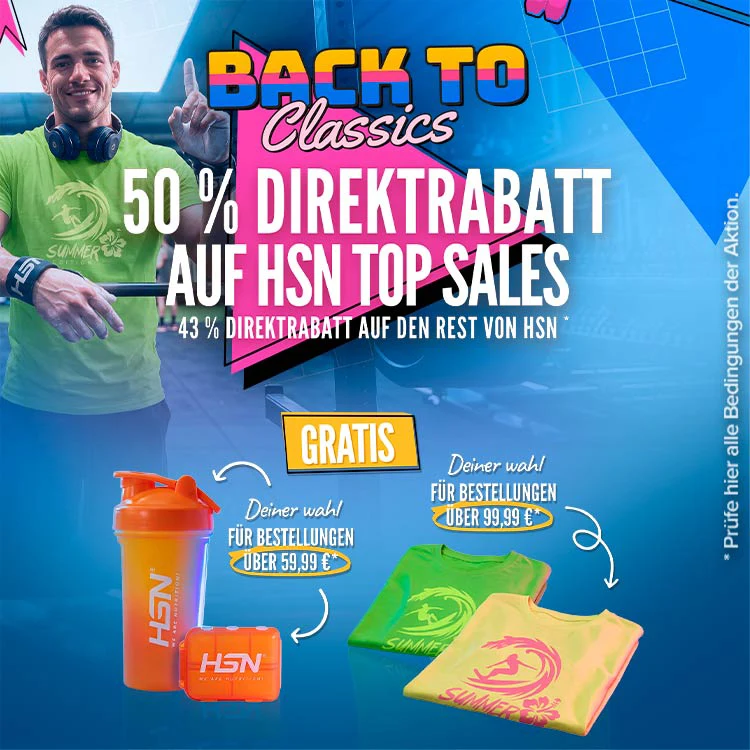 50 % Direktrabatt auf HSN TOP Sales