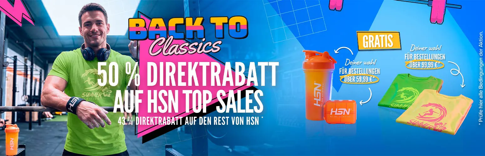 50 % Direktrabatt auf HSN TOP Sales