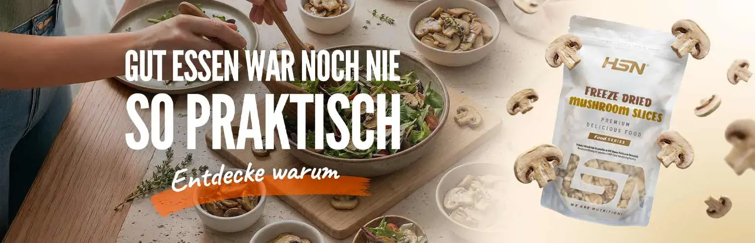 Gefriergetrocknete Champignon-Scheiben von HSN